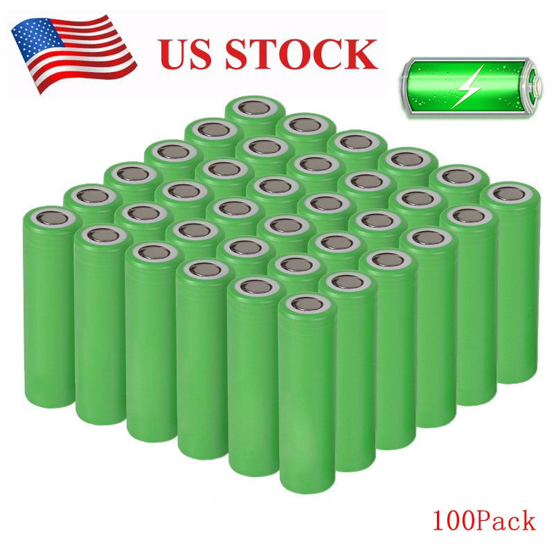 100pack Sony VTC6 18650 High Drain 3000mAh 3.7V Li-Ion Battery 